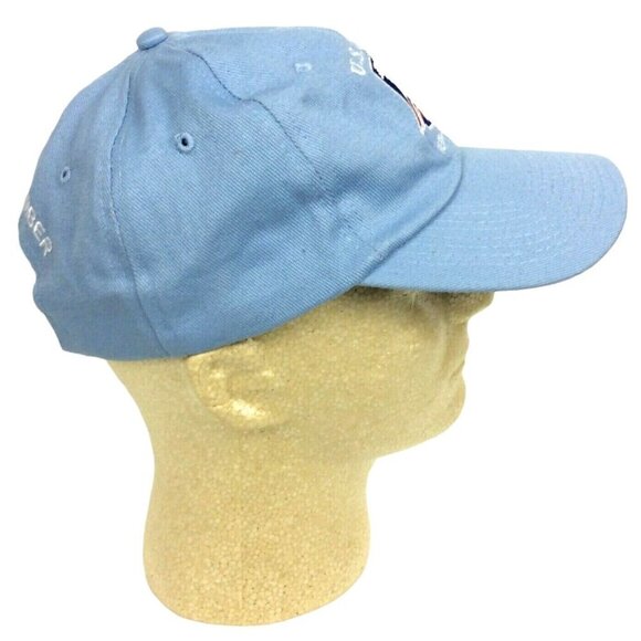 U.S. Open Pebble Beach 2019 Pale Blue Hat Cap Embroidered USGA Adjustable - Picture 2 of 6